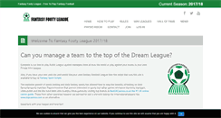 Desktop Screenshot of fantasyfootyleague.com
